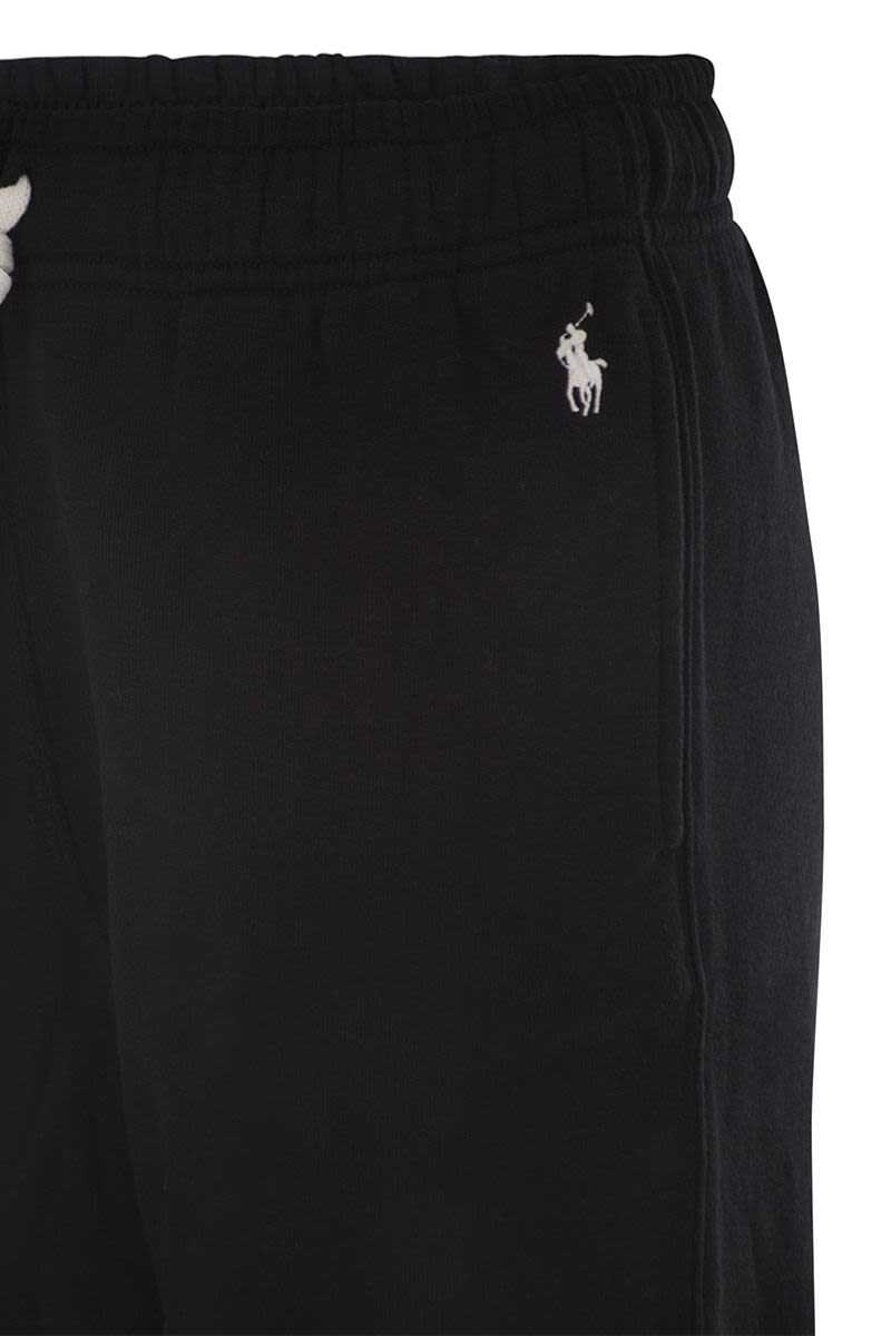 POLO RALPH LAUREN Plush Sports Trousers for Women - High Waist Tapered Cut