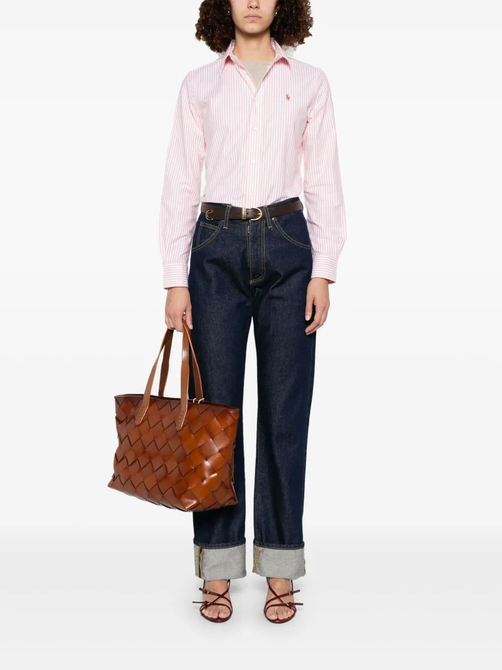 POLO RALPH LAUREN Long Sleeve Button Front Shirt for Women