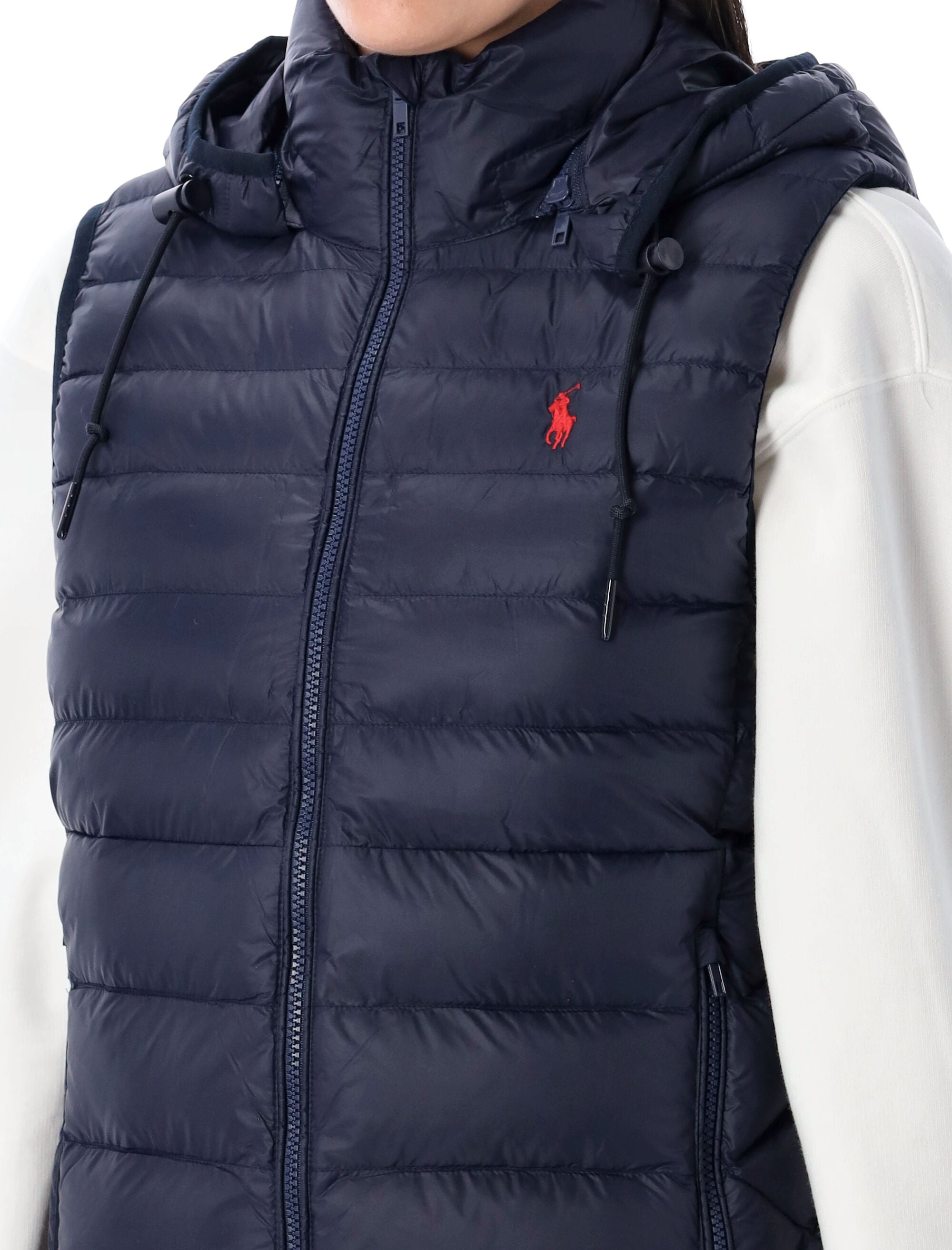 POLO RALPH LAUREN Packable Puff Vest with Removable Hood - Women's