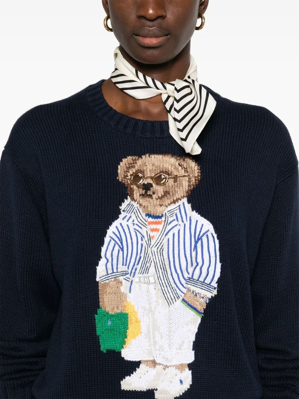 POLO RALPH LAUREN Long Sleeve Cotton Pullover Sweater for Women