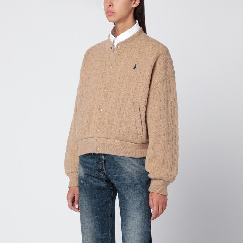 POLO RALPH LAUREN Relaxed Fit Wool and Cashmere Bomber Jacket