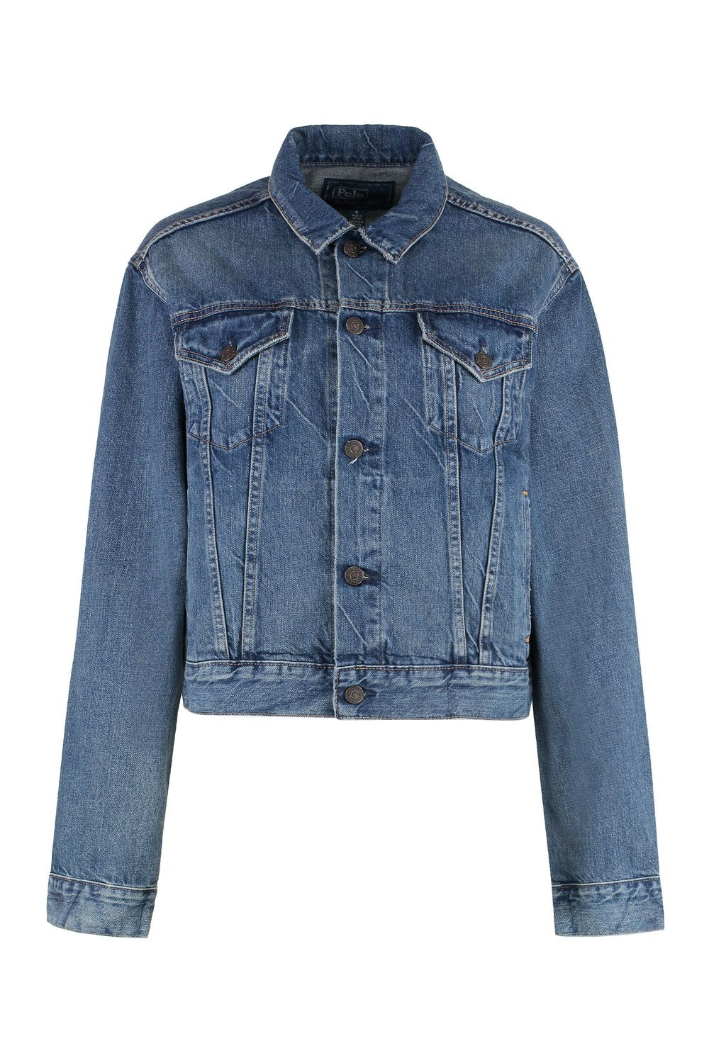 POLO RALPH LAUREN Women's Denim Jacket with Button Closure