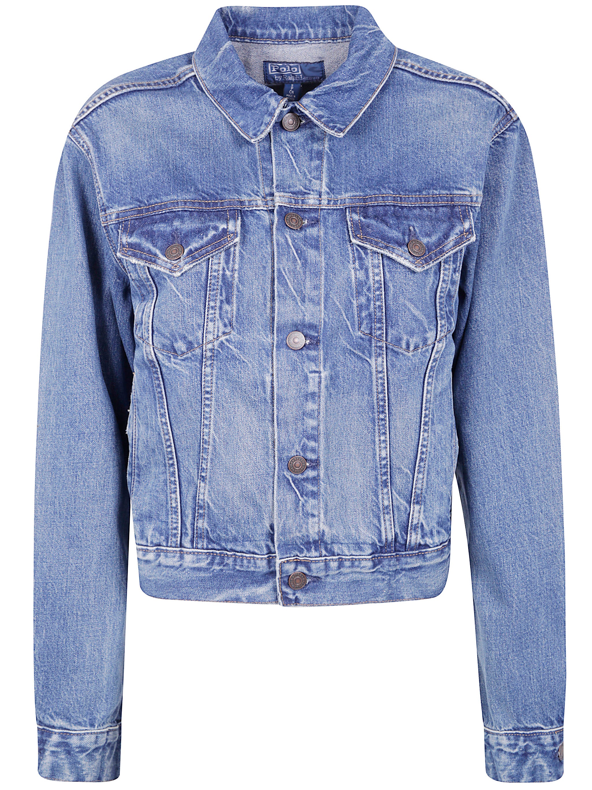 POLO RALPH LAUREN Women's Denim Jacket with Button Closure