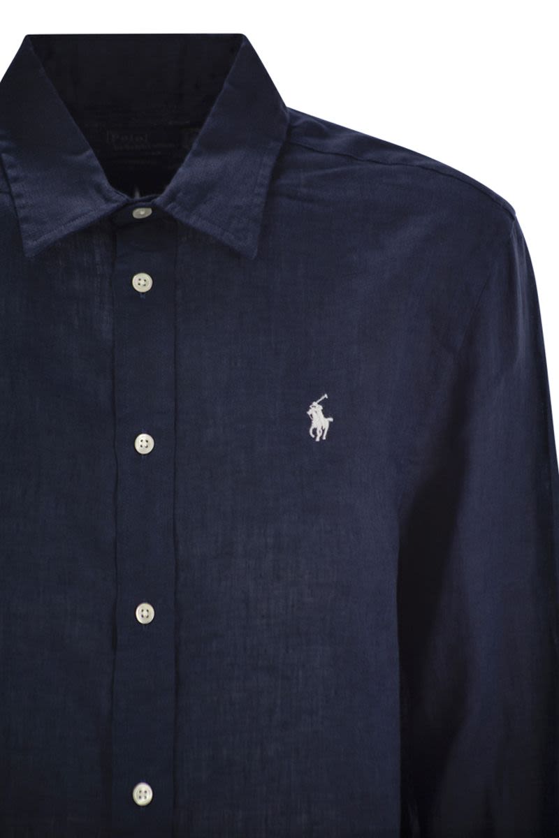 POLO RALPH LAUREN Classic Long Sleeve Button Front Shirt for Women