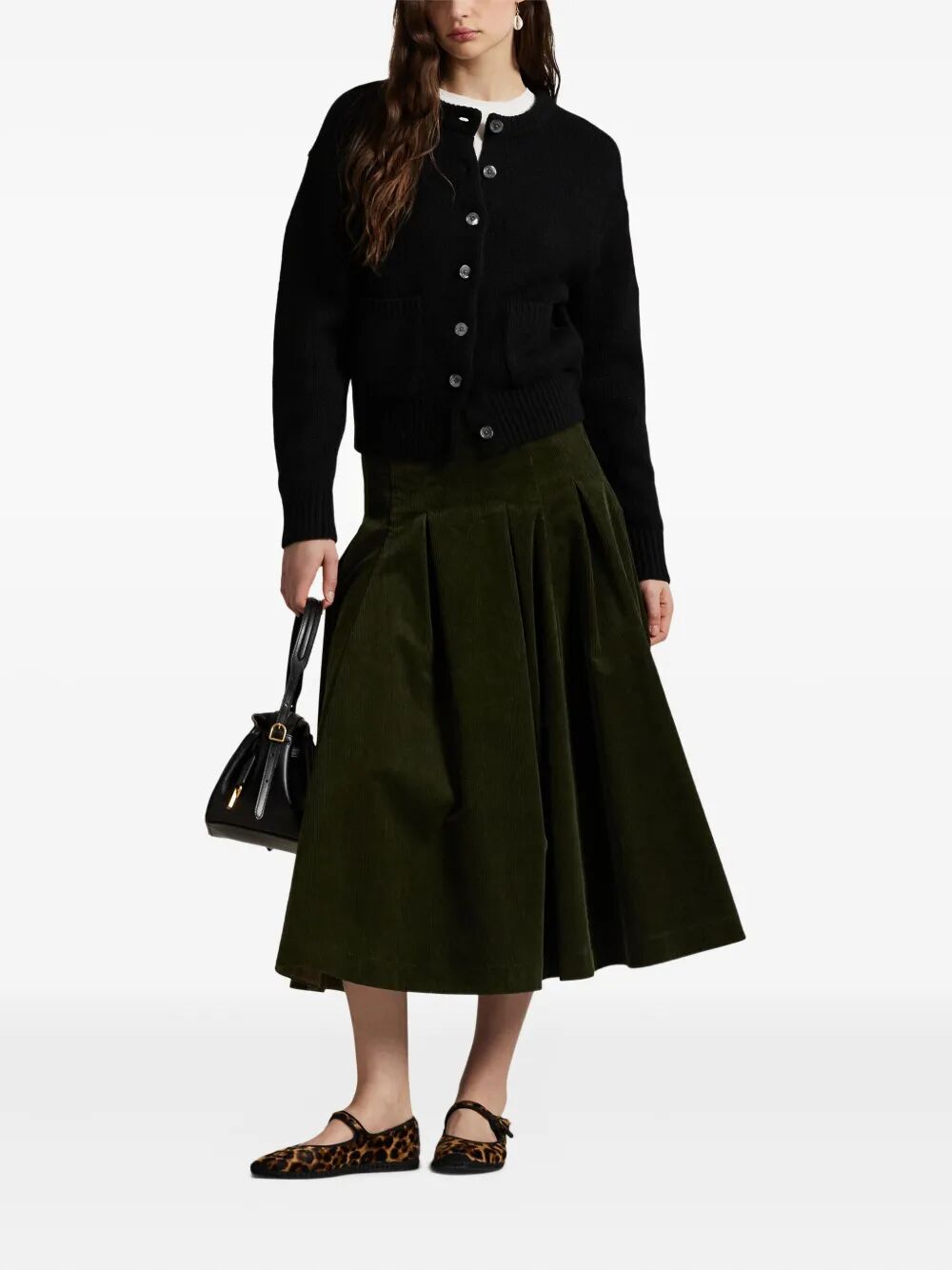 POLO RALPH LAUREN Woven A-Line Mini Skirt