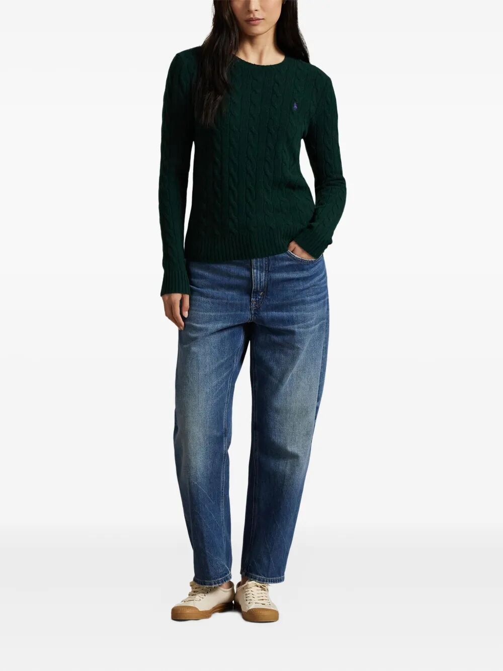POLO RALPH LAUREN Elegant Cable Knit Sweater for Women