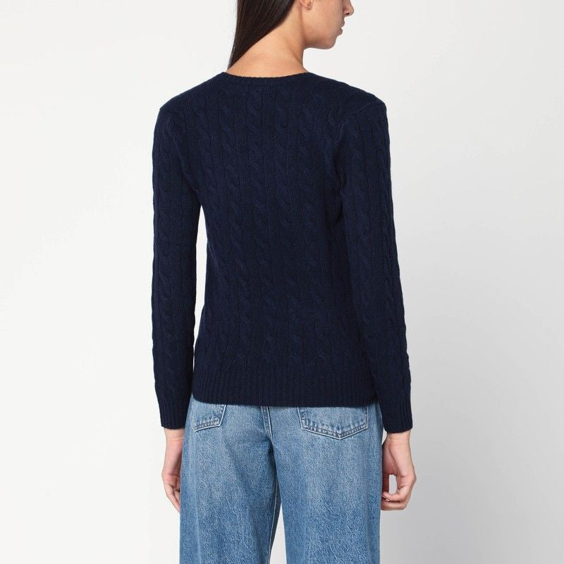 POLO RALPH LAUREN Cable-Knit V-Neck Sweater for Women