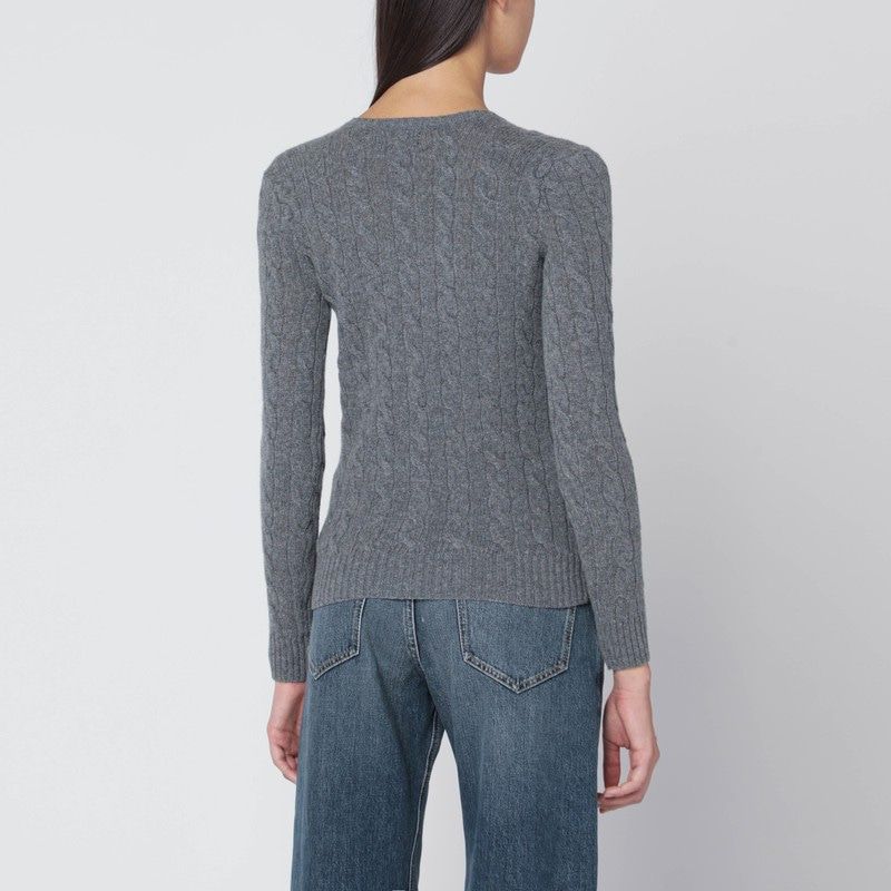 POLO RALPH LAUREN Cable-Knit V-Neck Sweater - Women’s FW25 Collection