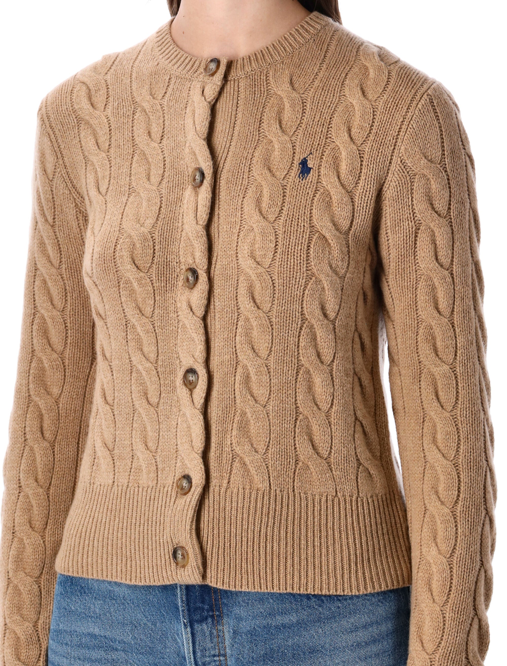 POLO RALPH LAUREN Women's Round Neck Sweater Cardigan