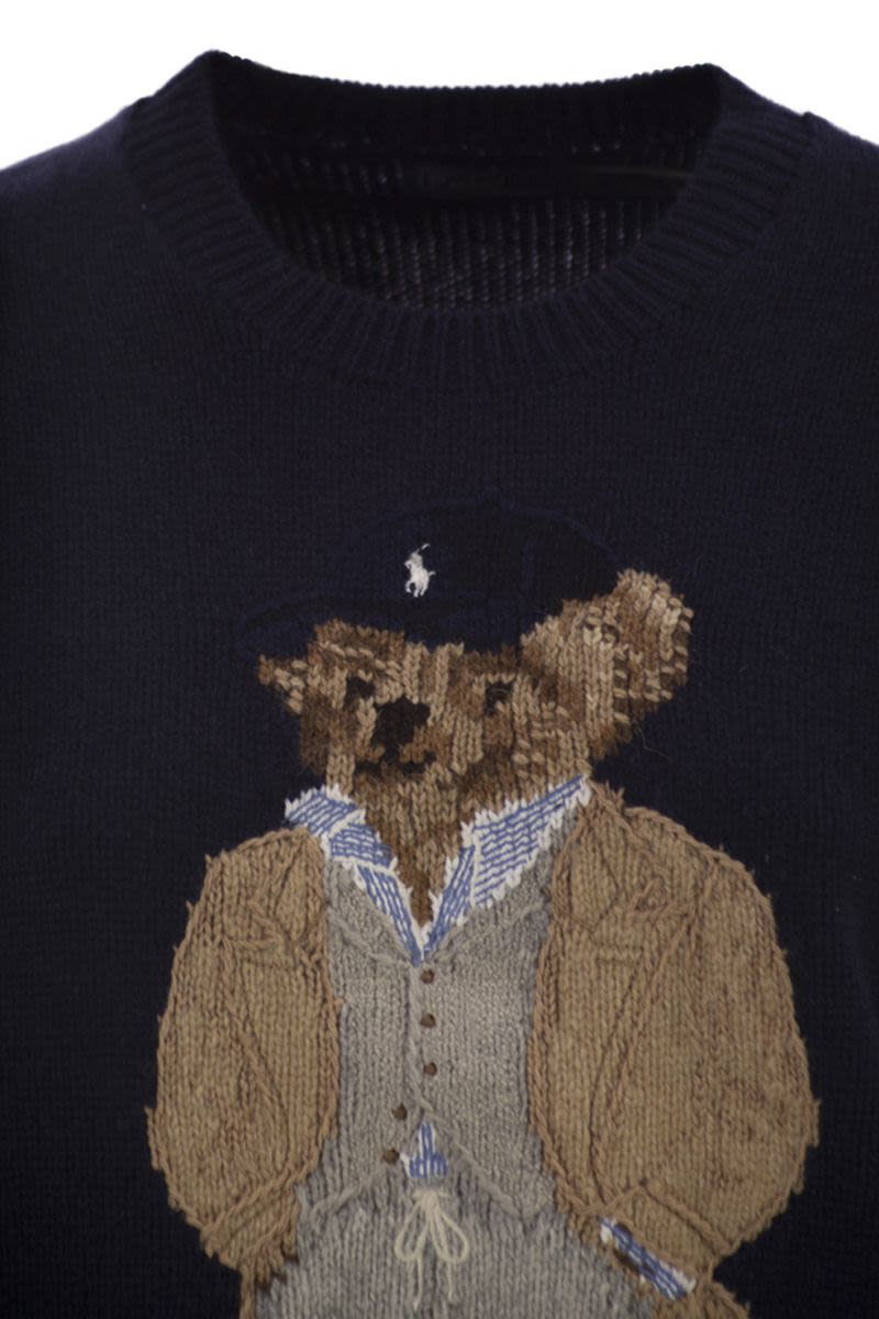 POLO RALPH LAUREN Women's Polo Bear Wool and Cashmere Jumper