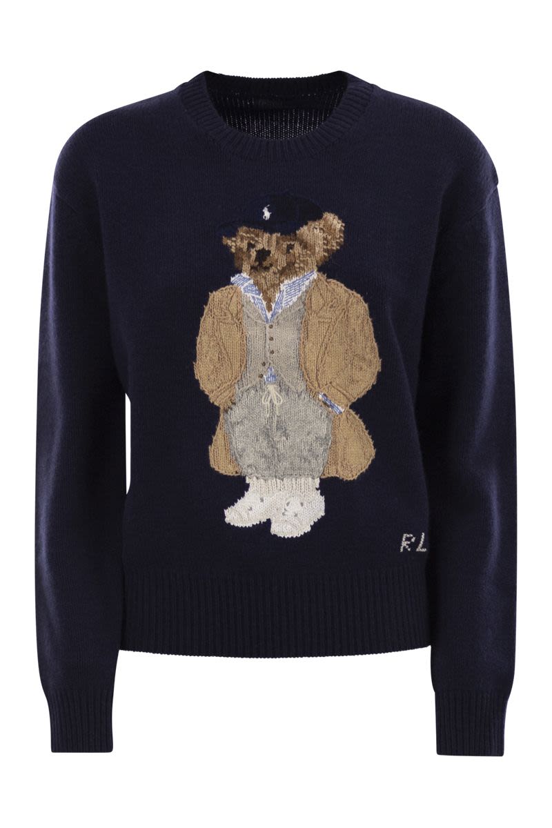 POLO RALPH LAUREN Knit Bear Pullover Sweater