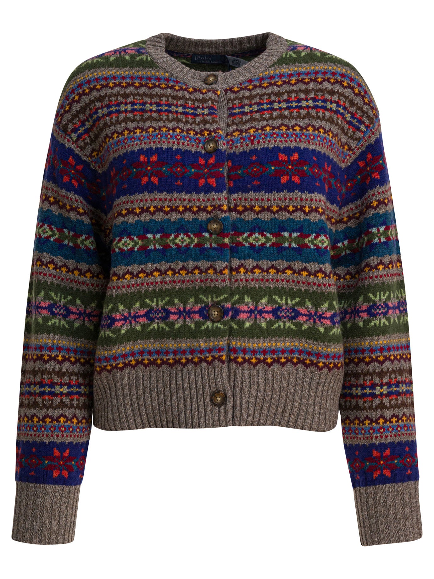 POLO RALPH LAUREN Fair Isle Cardigan - Women's Regular Fit, Long Sleeves