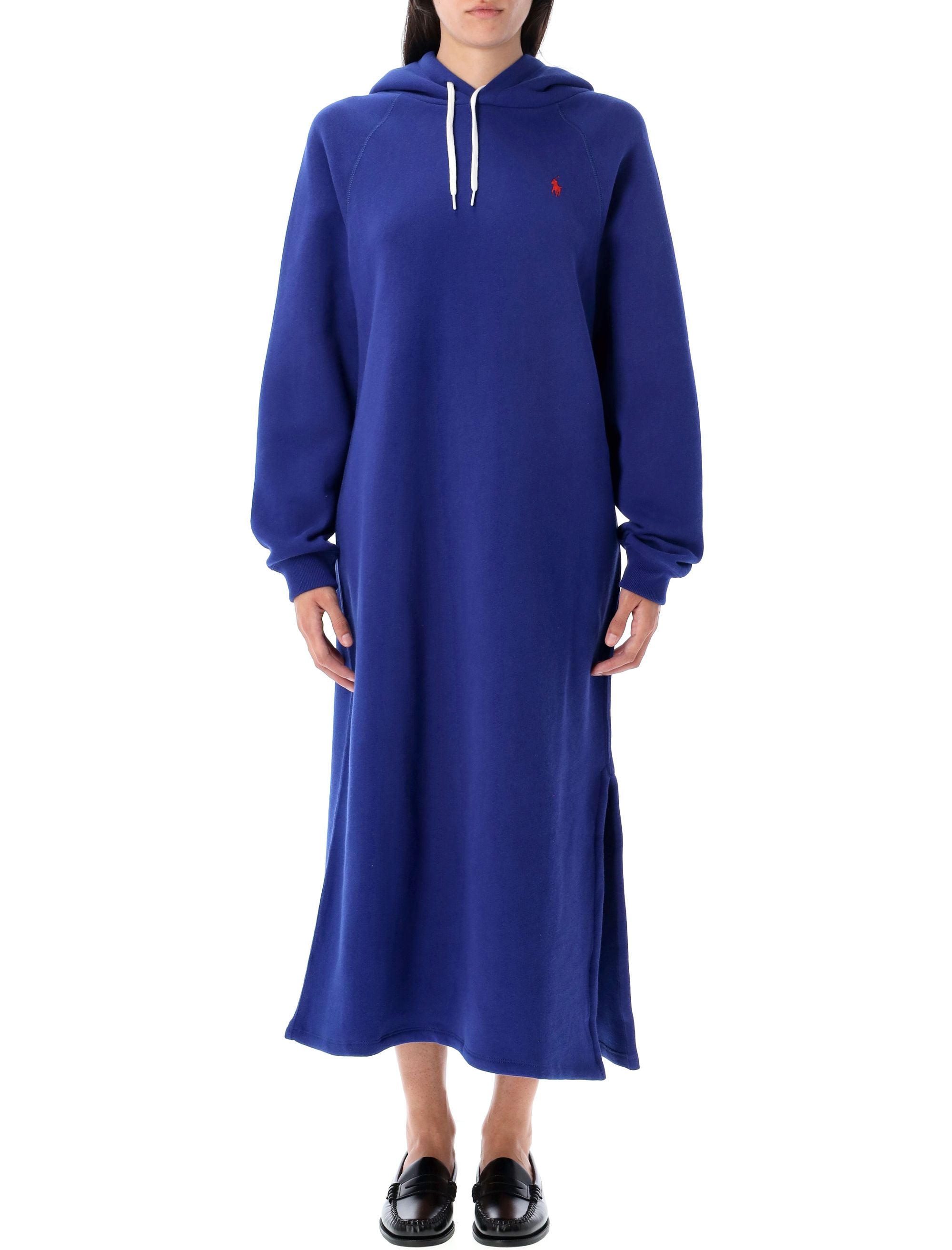 POLO RALPH LAUREN Fleece Hoodie Dress - Relaxed Fit, Mid-Length