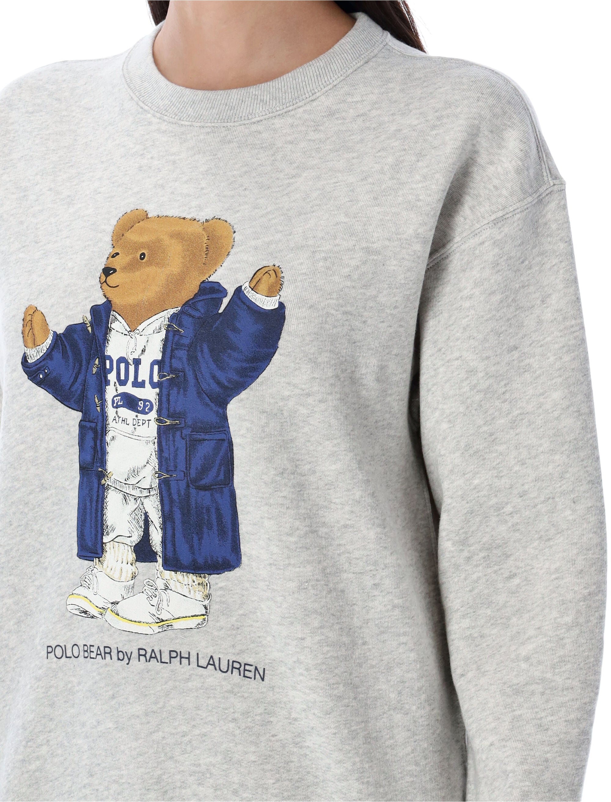 POLO RALPH LAUREN Women's Polo Bear Sweatshirt - Relaxed Fit, Size S