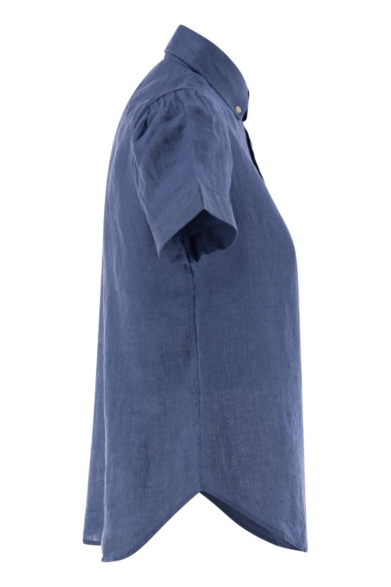 POLO RALPH LAUREN Linen Short-Sleeved Shirt