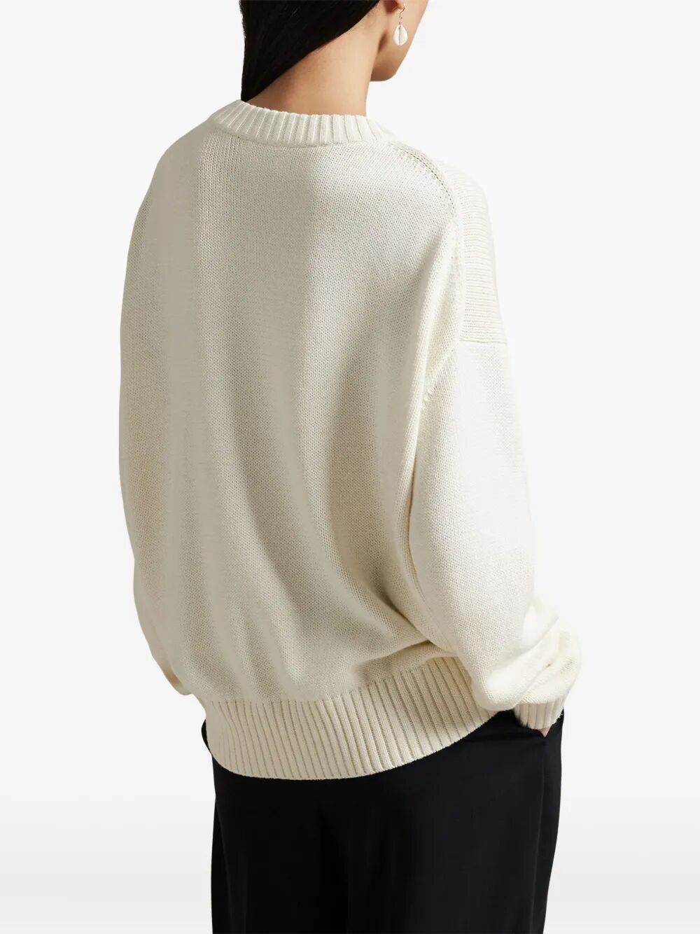 POLO RALPH LAUREN Holiday 2025 Round Neck Sweater with Bear Design for Women