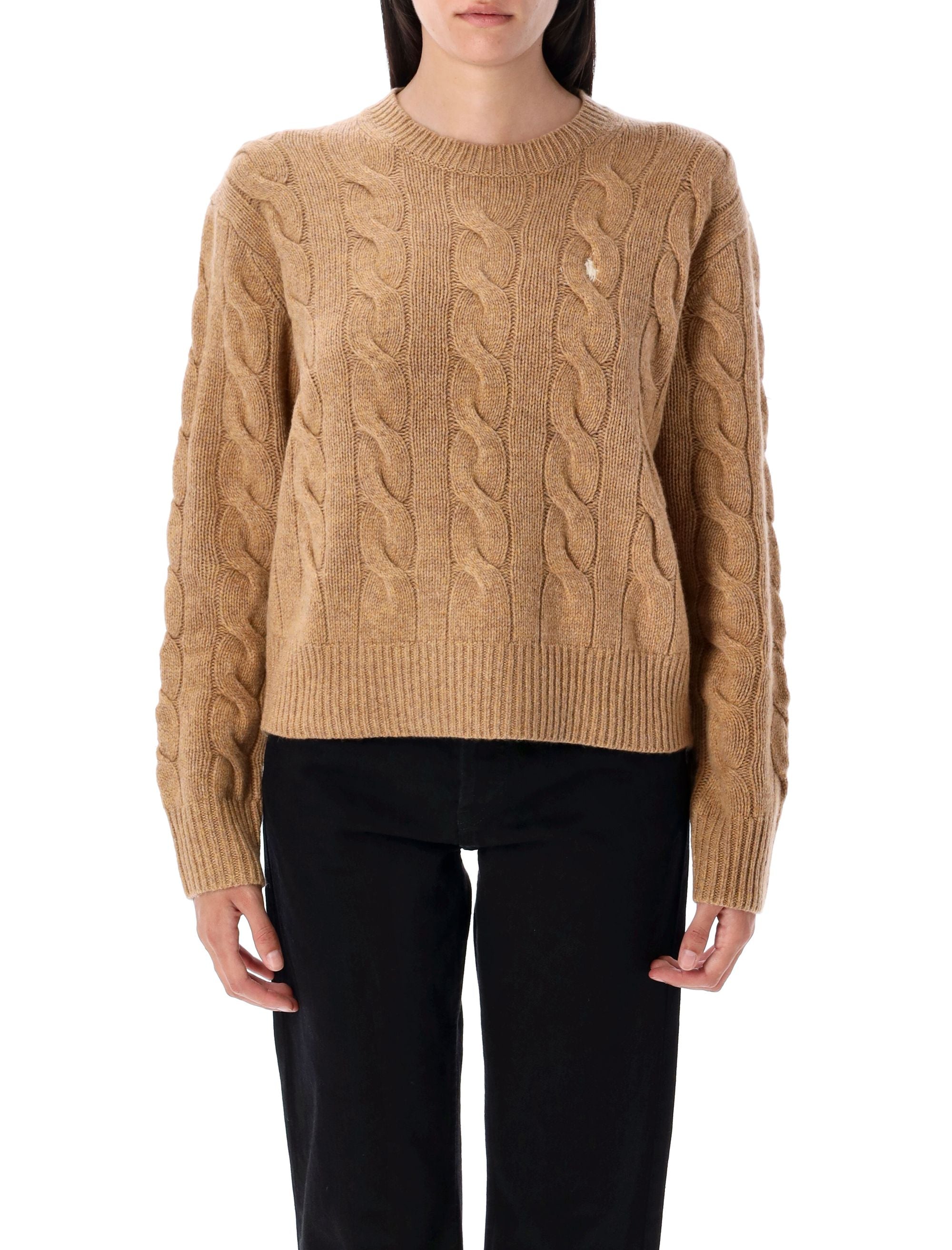 POLO RALPH LAUREN Cable-Knit Wool and Cashmere Jumper - Size S