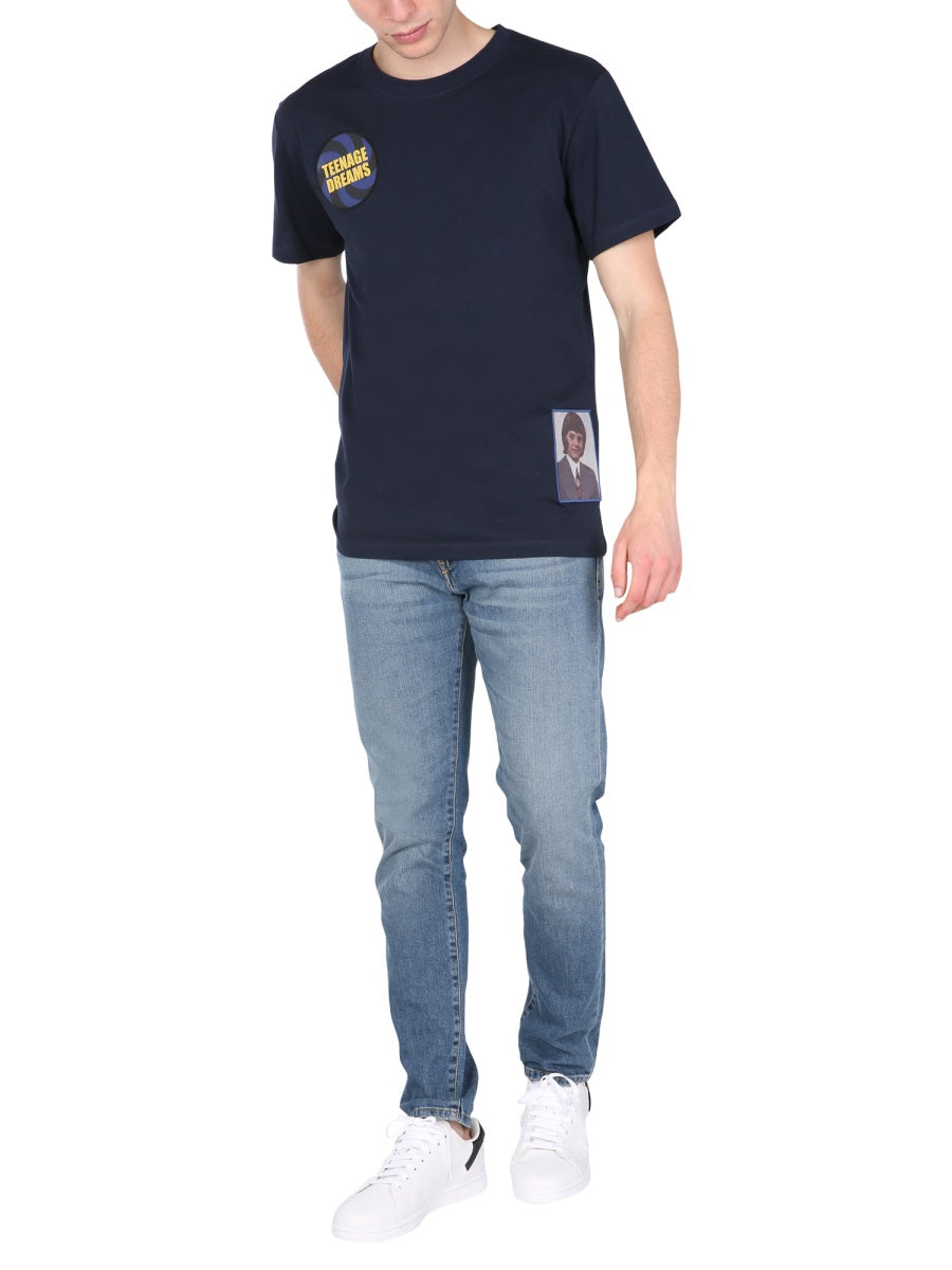 RAF SIMONS Crew Neck T-Shirt - Teenage Dreams