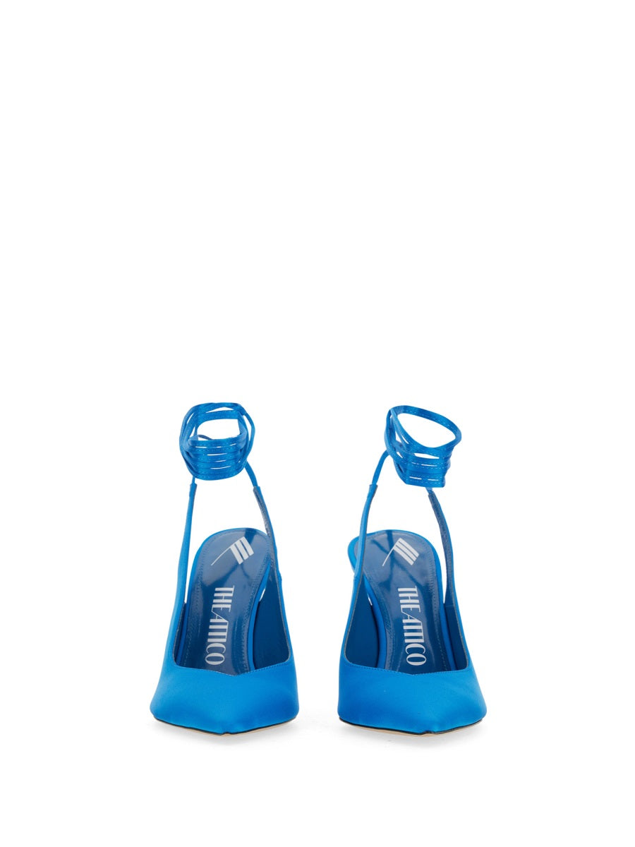 THE ATTICO Venus Slingback Pumps - 10.5 Heel