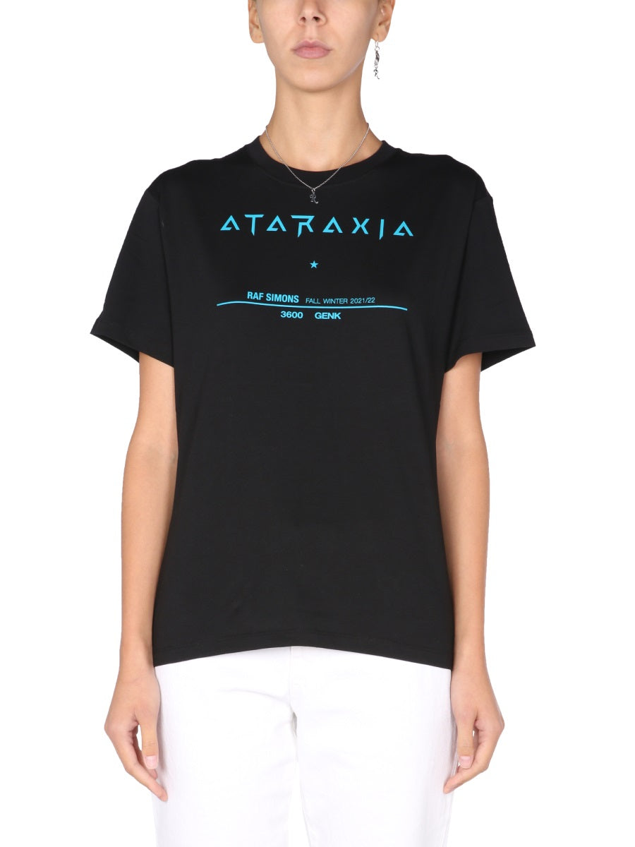 RAF SIMONS Ataraxia Print Crew Neck T-Shirt