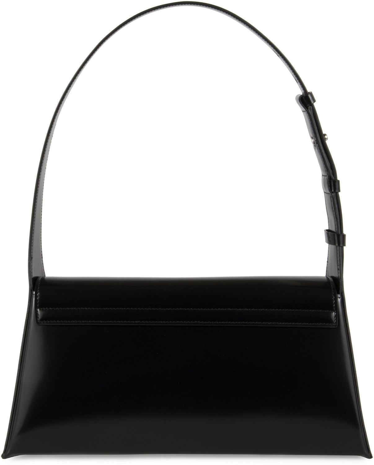 Ferragamo Leather Shoulder Handbag with Adjustable Handle