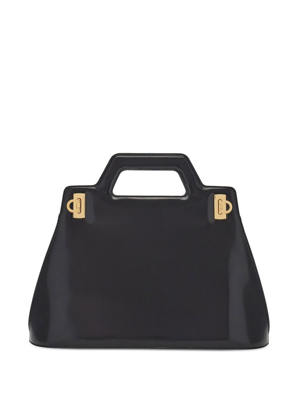 Ferragamo Wanda Mini Leather Top-Handle Handbag