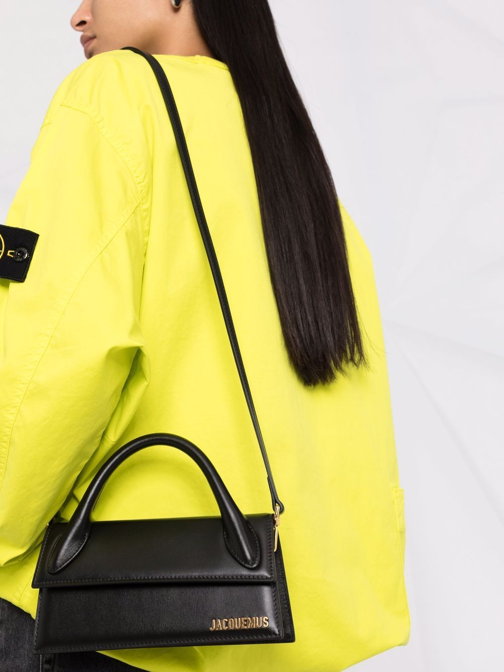 JACQUEMUS Chic Mini Long Leather Handbag