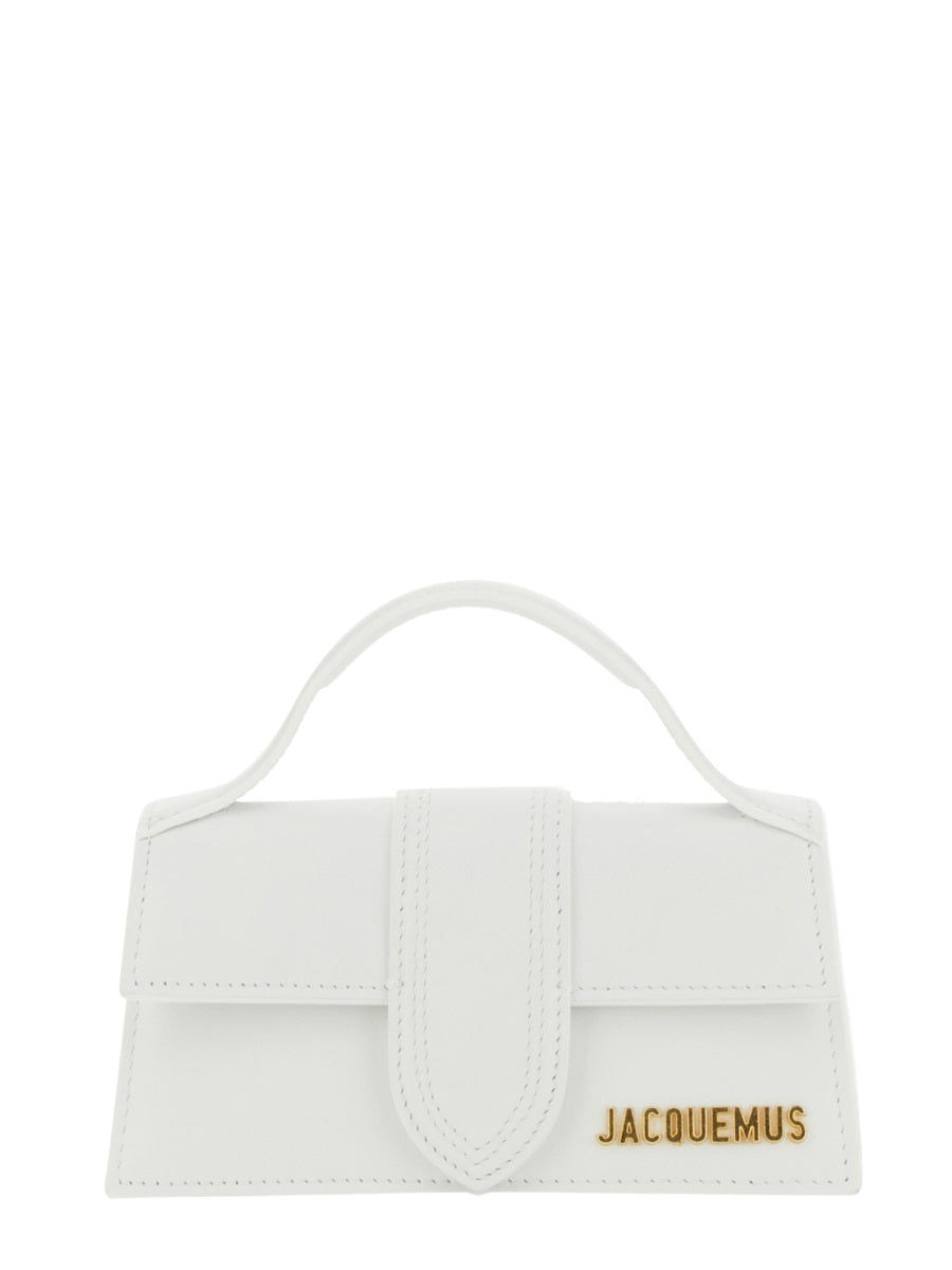 JACQUEMUS Mini Leather Handbag with Foldover Top