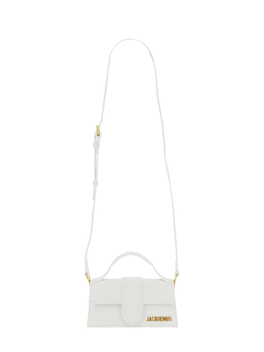 JACQUEMUS Mini Leather Handbag with Foldover Top