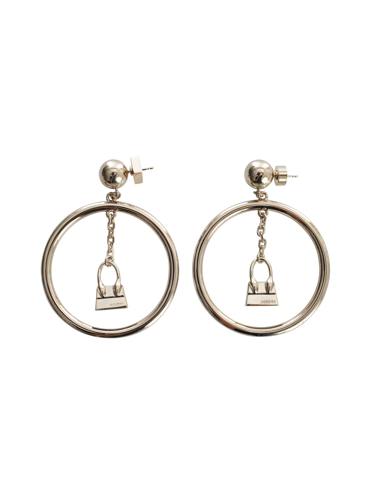 JACQUEMUS Mini Circle Earrings for Women