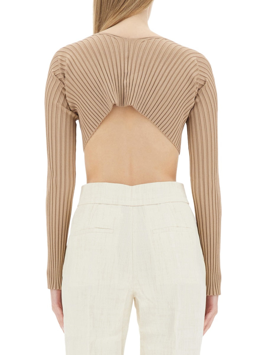 JACQUEMUS The Maille Pralu Cardigan - Size 38