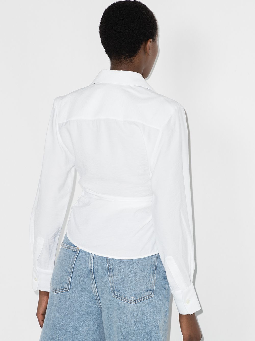 JACQUEMUS Effortlessly Chic Long Sleeve Shirt