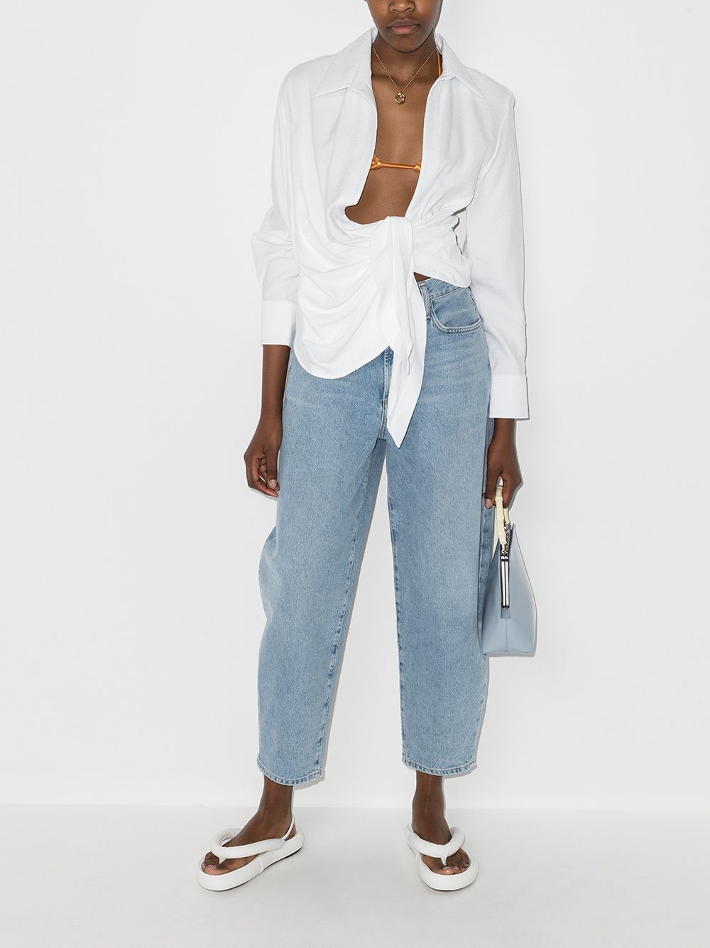 JACQUEMUS Effortlessly Chic Long Sleeve Shirt
