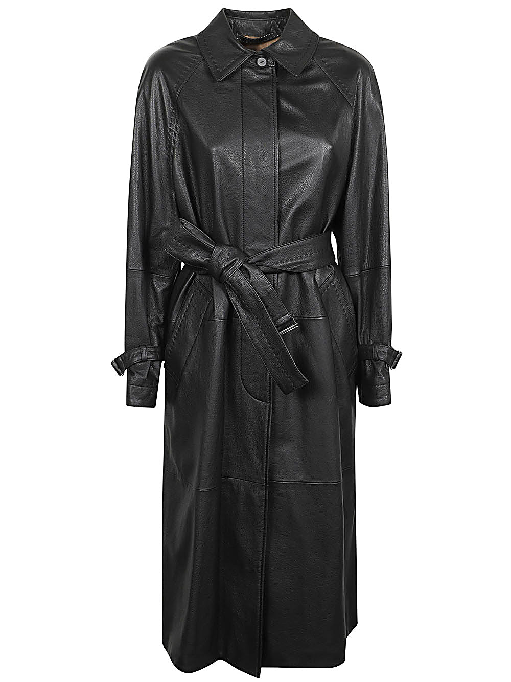 MAX MARA Leather Trench Jacket