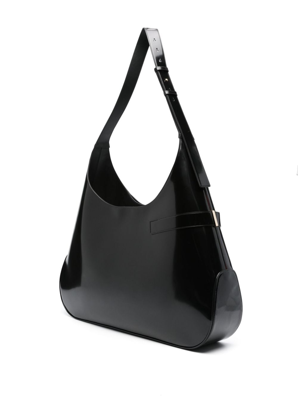 Ferragamo Elegant Adjustable Mini Handbag with Asymmetrical Design