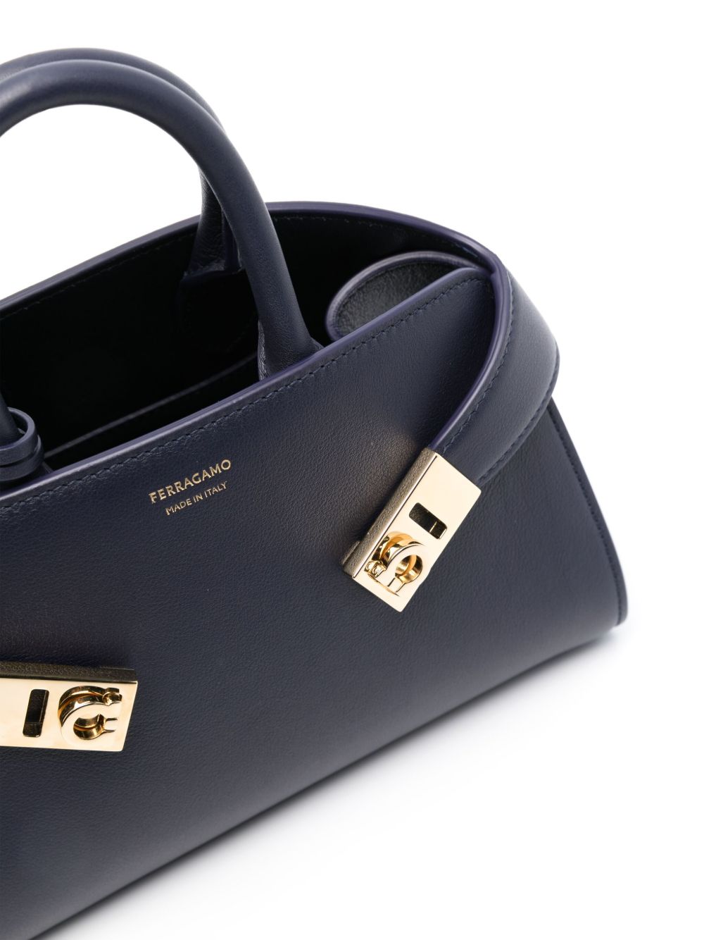 Ferragamo Mini Leather Tote Handbag