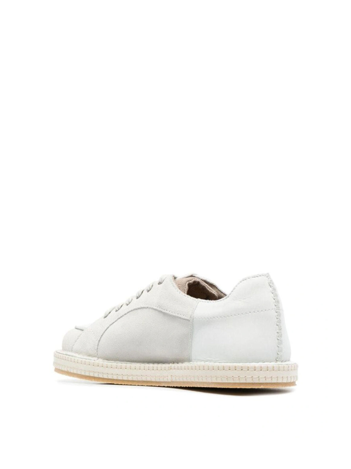 JACQUEMUS Men's Leather Sneaker with Logo Rubber Sole