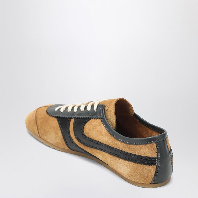 DRIES VAN NOTEN Suede Sneakers with Leather Accents for Men