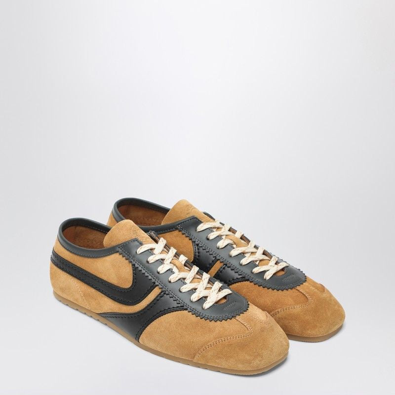 DRIES VAN NOTEN Suede Sneakers with Leather Accents for Men