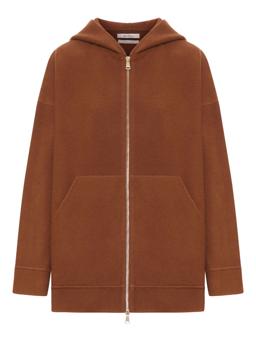 MAX MARA Hooded Cashmere Wool Sweatshirt