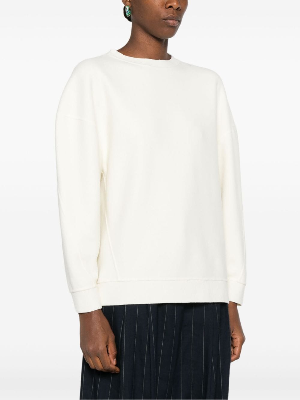 MAX MARA Wool Cashmere Blend Crewneck Sweater