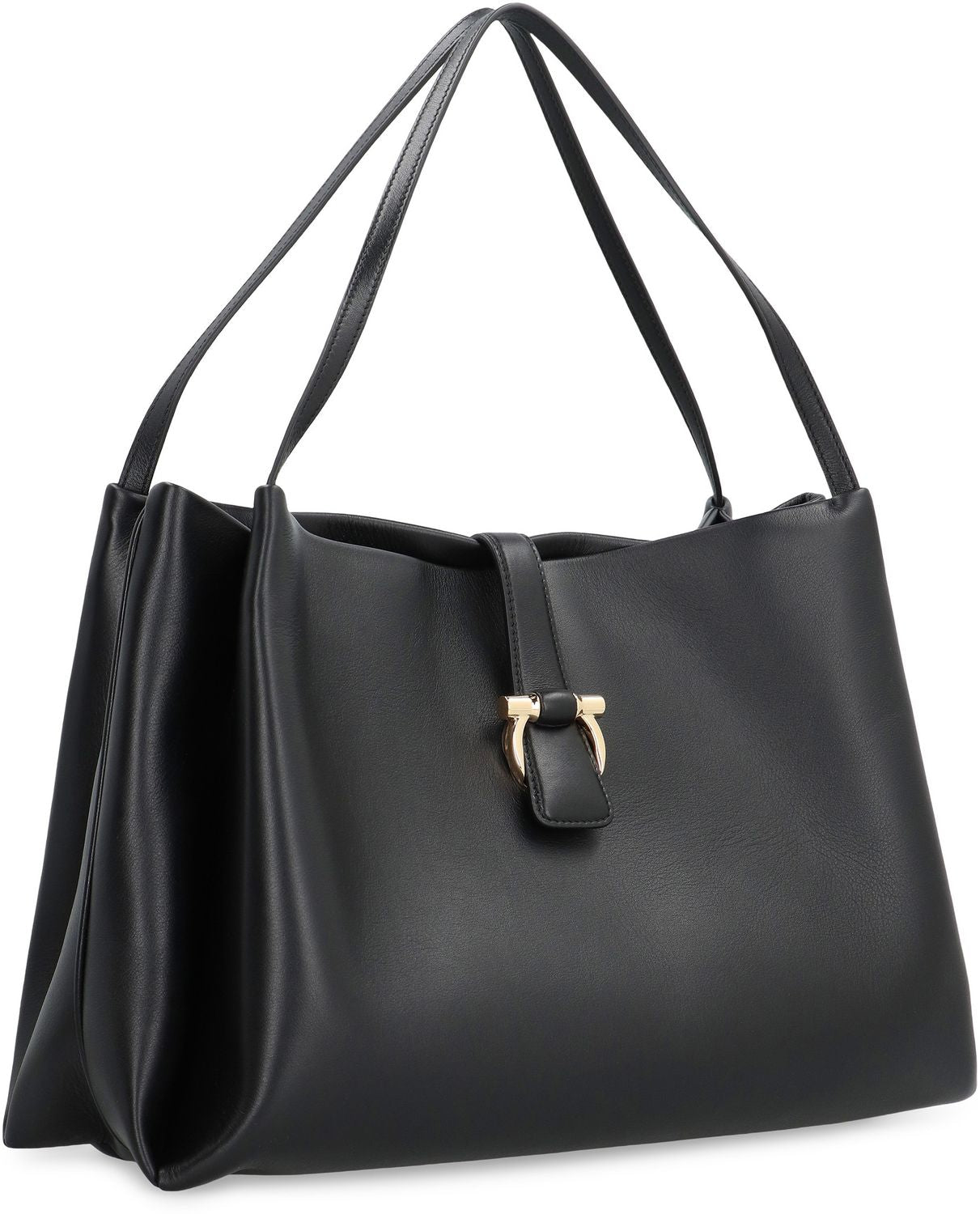 Ferragamo Leather Tote Handbag - 38 x 26 x 17 CM