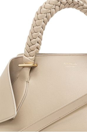 Ferragamo Mini Stone Woven Handbag