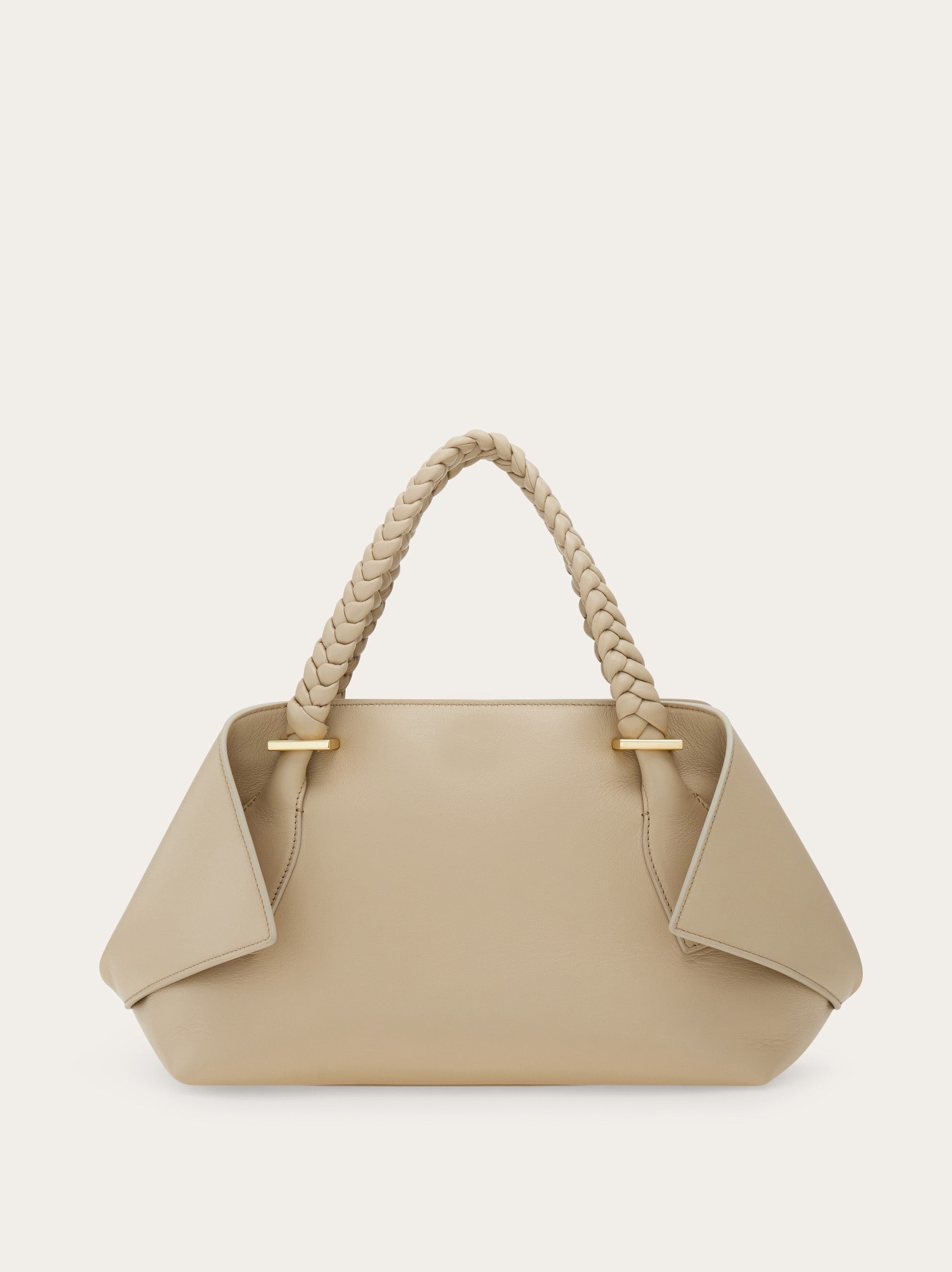 Ferragamo Braided Handles Women's Handbag - SS25 Collection