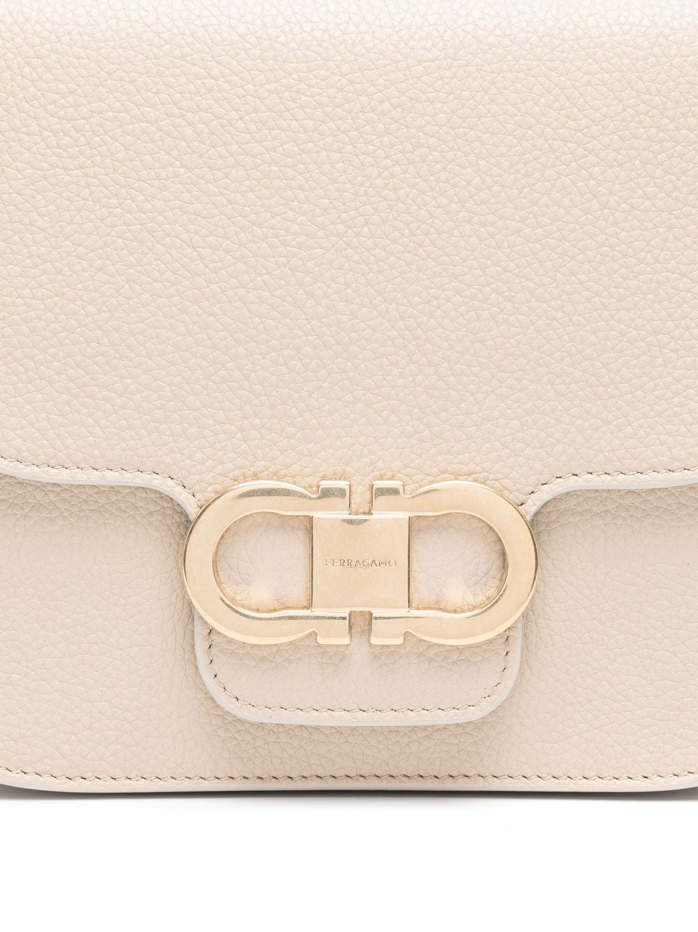 Ferragamo Mini Double Gancini Hook Crossbody Flap Handbag