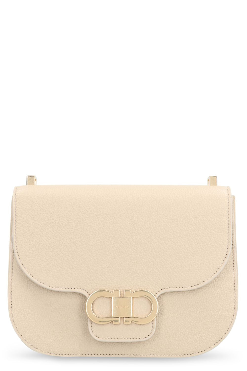 Ferragamo Mini Pebbled Leather Crossbody Handbag