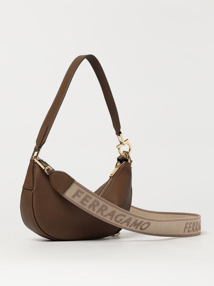 Ferragamo Half Moon Handbag with Gancini Hook - Spring/Summer 2025