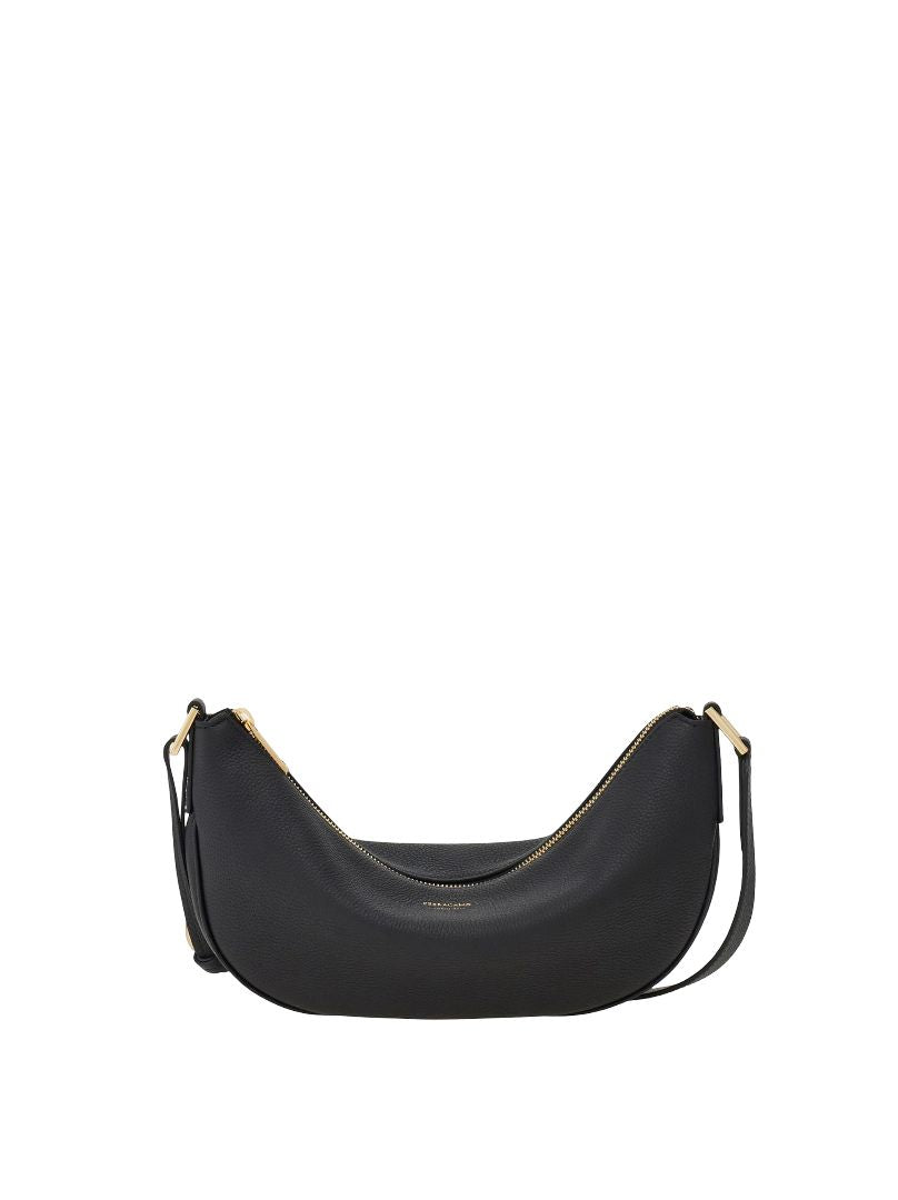 Ferragamo Half Moon Handbag with Gancini Hook - SS25 Collection