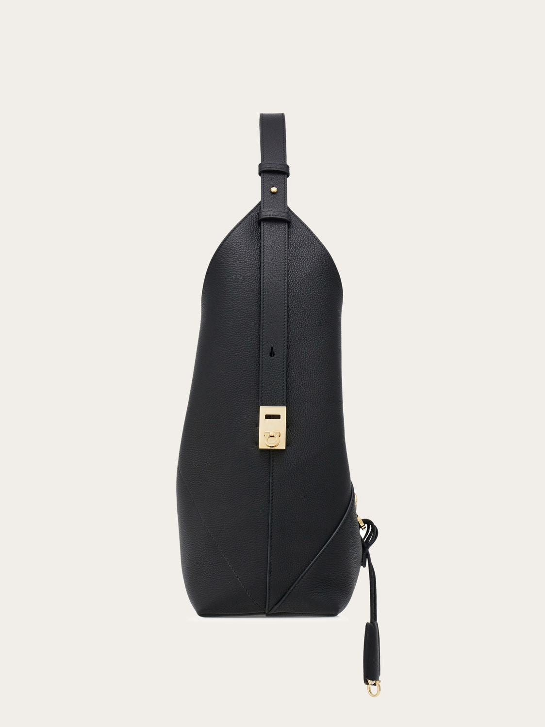 Ferragamo V-Shaped Hobo Handbag