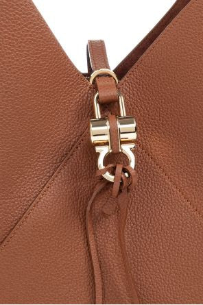 Ferragamo V-Shaped Hobo Handbag for Women